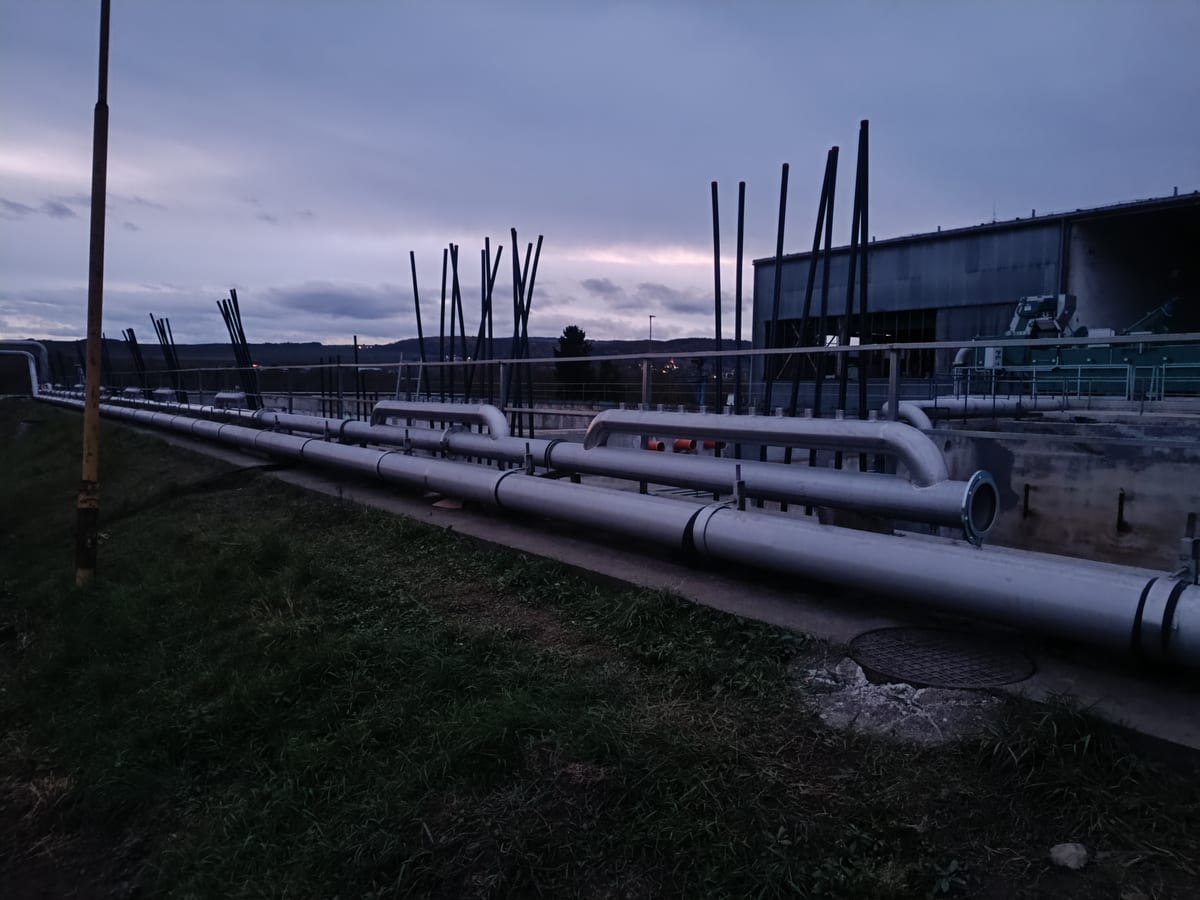 Nerezové potrubia pre čistiareň odpadových vôd – fotka 6