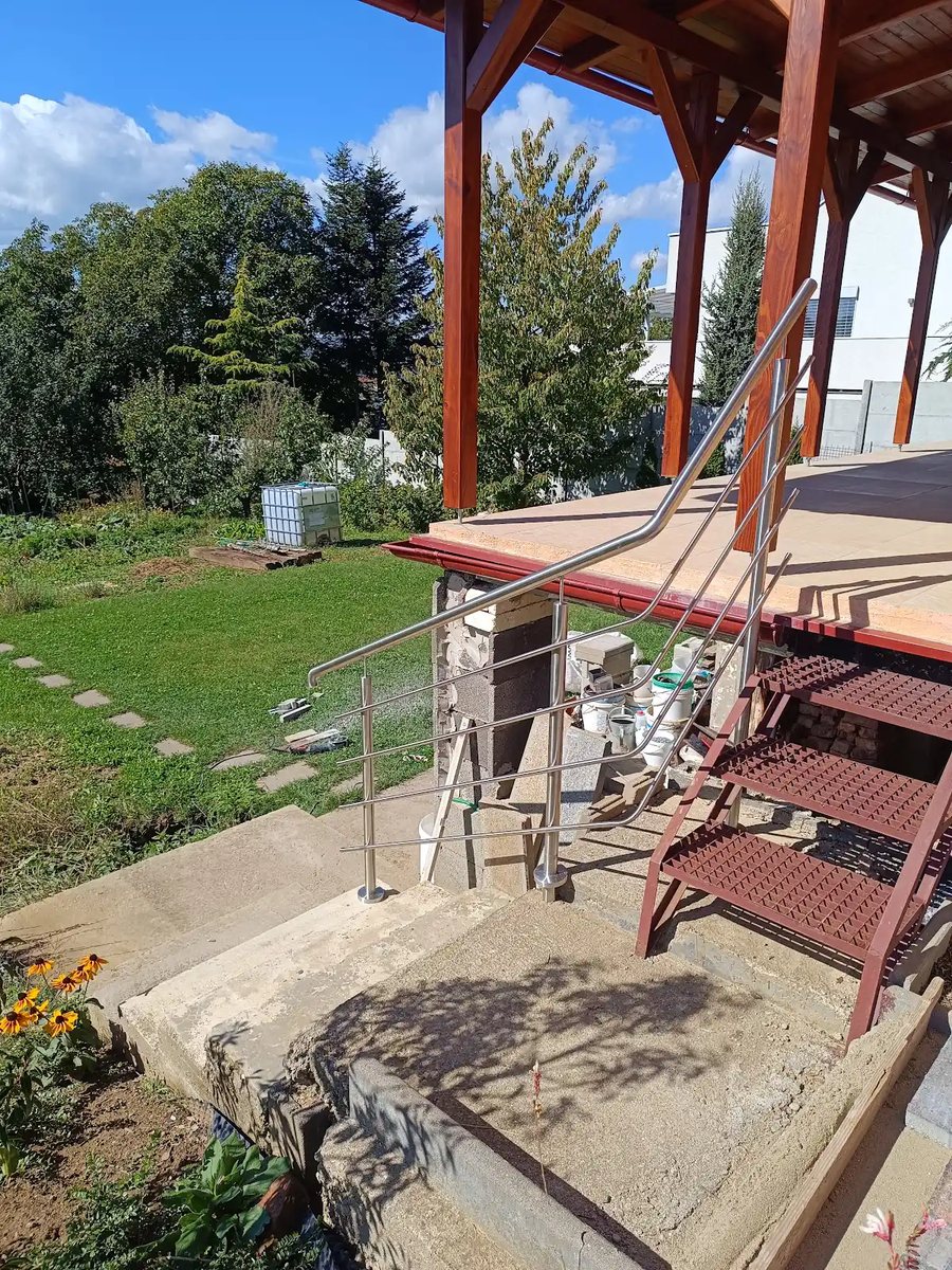 Nerezové balkónové a terasové zábradlia – fotka 8